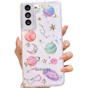 LSEEKA for Samsung Galaxy S22 Clear Case with Black Butterfly Design,Crystal Cute Pattern Slim Soft TPU Protective Women Girl's Phone Cover for Samsung Galaxy S22 in Saudi Arabia