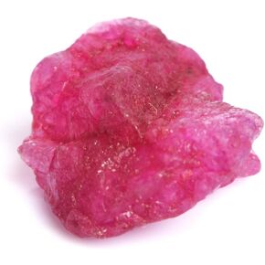 Certified Raw Rough Ruby 17.50 Ct. Uncut Healing Crystal Natural Rough Red Ruby Gemstone DP-258