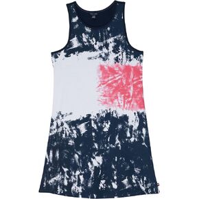 Tommy Hilfiger Girls' Sleeveless Dyed Tank Dress