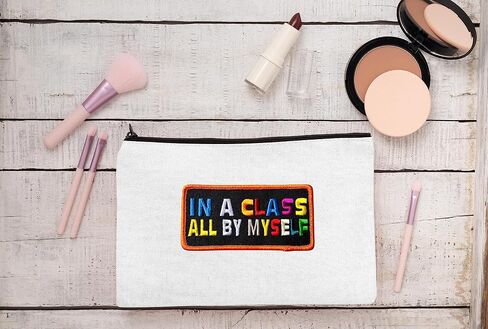 Patch Party Club, Colorful "in a Class All by Myself" Iron-On Embroidered Patch - 4" x 2" Embrace Individuality with Vibrant Confidence in Saudi Arabia