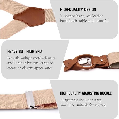 Adjustable Unisex DIY Suspenders Set, Multi Accessory Suitable for All Pants, Master Set for Men's and Women's Gift in Saudi Arabia