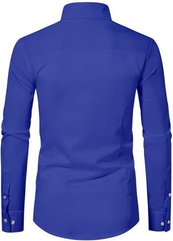 قمصان رجالية ذات ثنيات قابلة للتمدد وأزرار للأسفل، قمصان سهرة بقصة ضيقة مع ربطة عنق لحفلات الزفاف in Kuwait