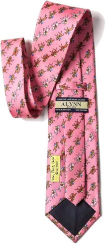 Men's 100% Silk Pink Win Place Show Horse Racing Kentucky Derby Tie Necktie in Saudi Arabia