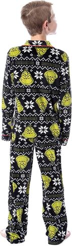 Dr. Seuss The Grinch Who Stole Christmas Matching Family Pajama Sets For Men, Women, Kids, Toddlers in Saudi Arabia
