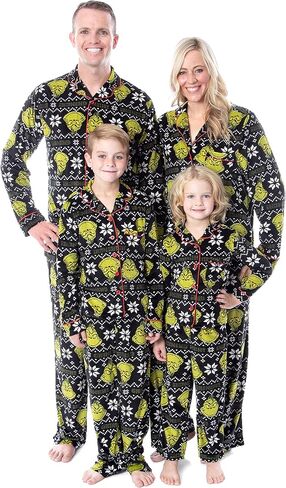 Dr. Seuss The Grinch Who Stole Christmas Matching Family Pajama Sets For Men, Women, Kids, Toddlers in Saudi Arabia