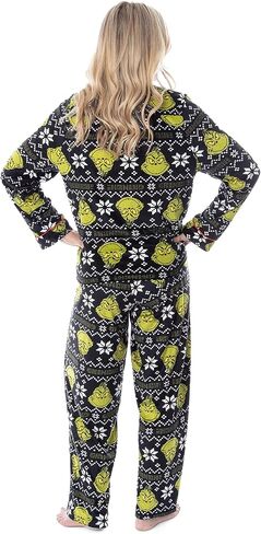 Dr. Seuss The Grinch Who Stole Christmas Matching Family Pajama Sets For Men, Women, Kids, Toddlers in Saudi Arabia