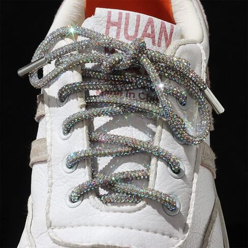 4 PCS Rhinestone Glitter Shoe Laces, 55 inches Crystal Rope,Bling Bling Sneakers Laces in Saudi Arabia