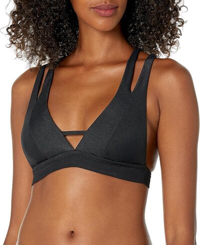 BECCA Women's Fine Line Halter Bikini Top, Adjustable, Swimwear Separates in Saudi Arabia