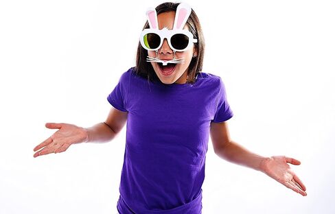 Sun-Staches Furry Bunny Sunglasses , Pink Lens Costume Accessory , UV 400 , One Size Fits Most in Saudi Arabia