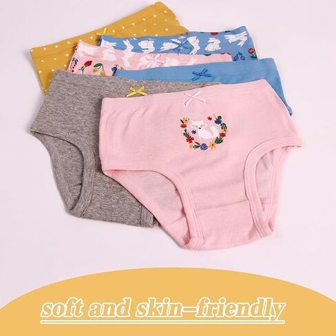 Girls' Cotton Underwear Kids Soft Panties 6-Pack in Saudi Arabia