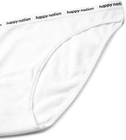Happy Nation Girls Comfy Cotton Logo Bikini Underwear in Kuwait