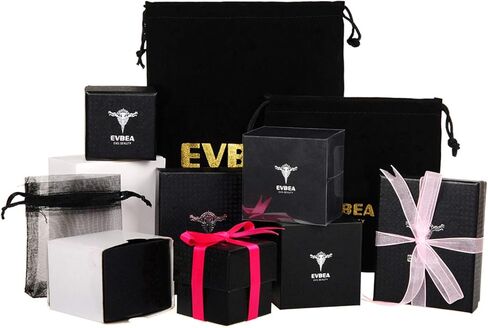 EVBEA خاتم جمجمة خواتم فضية سوداء للنساء منقوشة الحب رائع أسود مكعب زركونيا خواتم لذيذة للفتيات في سن المراهقة in Kuwait