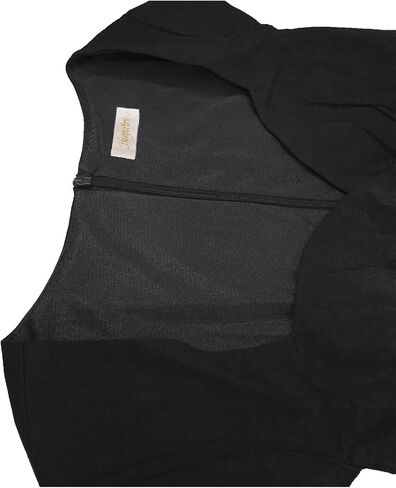 فستان نسائي عتيق بأكمام قصيرة من Hanpceirs أسود XS + 1950s تنورة توتو للهالوين وحفلات الكريسماس أسود S/M in Kuwait