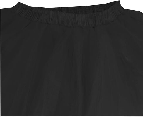 فستان نسائي عتيق بأكمام قصيرة من Hanpceirs أسود XS + 1950s تنورة توتو للهالوين وحفلات الكريسماس أسود S/M in Kuwait