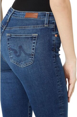 جينز نسائي من AG Jeans بتصميم Angel منخفض الارتفاع في هافانا in Kuwait