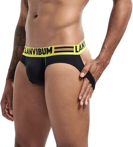Men's Jockstrap Thong Underwear Sexy Cotton Athletic Supporter Briefs in Kuwait