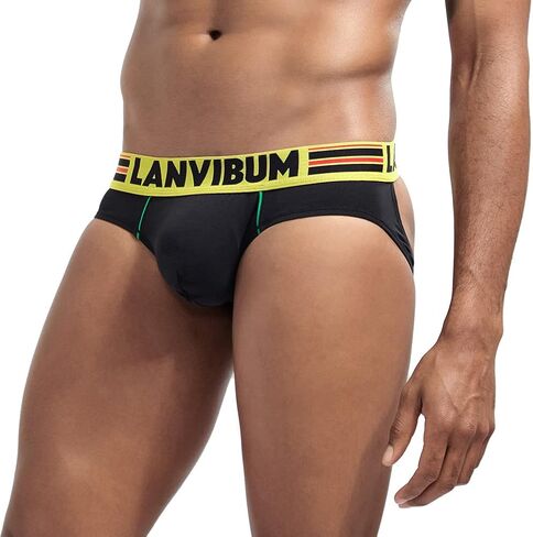 Men's Jockstrap Thong Underwear Sexy Cotton Athletic Supporter Briefs in Kuwait