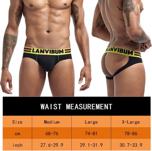 Men's Jockstrap Thong Underwear Sexy Cotton Athletic Supporter Briefs in Kuwait