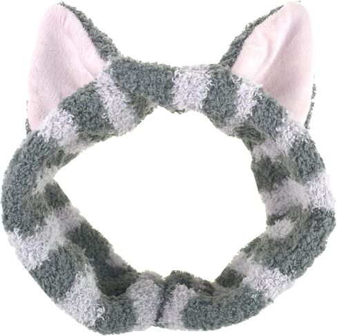 DRESHOW سبا الوجه Headbands تيري القماش المناشف Headbands لطيف القط الأذن هيرباند للنساء غسل الوجه ماكياج قناع Headbands in Saudi Arabia