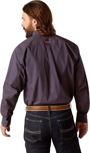 ARIAT Men's Palmer Classic Fit Shirt, Dress Blue in Saudi Arabia