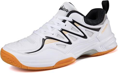 EADNLY Men's Pickleball Shoes Badminton Shoes Mens Tennis Shoes Indoor Court Shoes Racketball Squash Volleyball Shoes(Black 8.5) in Saudi Arabia
