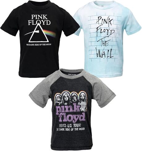 تي شيرت بينك فلويد 3 قطع برسومات راجلان in Kuwait