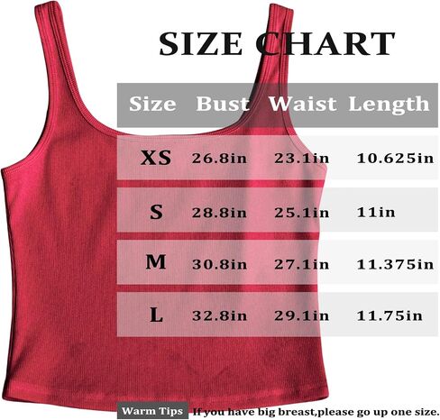 MOSIIKON Women's Sleeveless Strappy Tank Square Neck Workout Fitness Casual Basic Crop Tops in Saudi Arabia