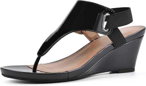 White Mountain Women's All Dres Wedge Sandal in Saudi Arabia