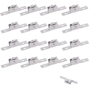 16 Pcs Push-Pull Sliding Window Single Roller Metal Wheels, Sliding Door Axles Window Pulley, Sliding Window Tandem Roller Assembly with 3/8 inch Flat Steel Wheel