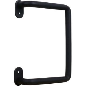 National Hardware N700-103 Interior Sliding Barn Door Hardware Troy Pull, 8 in, Matte Black