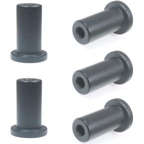 5pcs Barn Door spacers 2 inch,2"Sliding Barn Door Spacers for Sliding Barn Door Hardware Connection Device Metal Steel Track to Wall