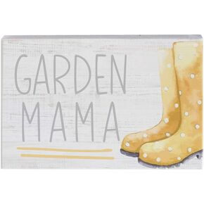 Simply Said, INC Small Talk Bloom Sign - Flower Bloom Decor - 3.5 x 5.25 inch Wood Sign - Spring Wood Block Plaque - Small Wood Flower Signs - Inspirational Wood Sign - Made in USA - STR1284