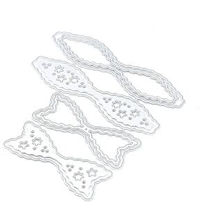 KSCRAFT Christmas Gingerbread Cookie Bows Metal Cutting Dies for DIY Scrapbooking/Card Making/Kids Fun Decoration Supplies (SMALL SIZE)