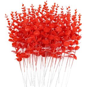 36PCS Eucalyptus Stems Artificial Green Eucalyptus Leaves Plant Faux Eucalyptus Branches 15" Fake Eucalyptus Stems Bundle for Home Office Wedding Centerpiece Flower Bouquet Floral Farmhouse Decoration