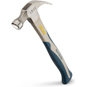 ESTWING Sure Strike Hammer - 20 oz Rip Claw Hammer with Smooth Face & Carbon Fiber Handle - SSCF20S