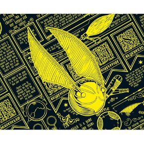 Paladone Harry Potter Quidditch Golden Snitch 1000 Piece Jigsaw Puzzle, Yellow