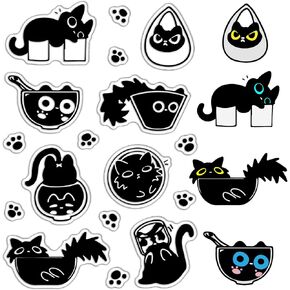 CRASPIRE Animals Clear Rubber Stamps Plants Word Transparent Vintage Sleeping Rabbit Bear Merlion Squirrel Fox Hazelnut Tree Root Postmark Silicone Seals Stamp Journaling Card Making DIY Scrapbooking