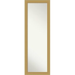Amanti Art Door Wall Mirror, Full Length Mirror (53.75 x 19.75 in.), Parlor Gold Full Body Mirror and On The Door Mirror Full Length Mirror for Bedroom or Living Room Decor, frameColors Mirror,