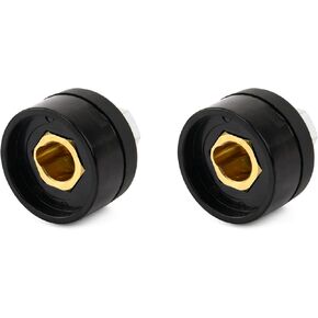 Welding Cable Panel Connector, 2 Set DKJ35-50 Welding Lead Quick Connector Plug and Socket Red and Black