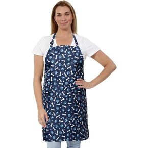 Waterproof Dog Grooming Apron, Dog Groomer Apron, Dog Grooming Smocks for Women, Waterproof Apron for Dog Grooming, Apron for Grooming Long Haired Cats, Cute Paw Print Bones and Hearts Design