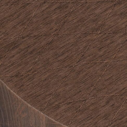Nourison Practical Solutions Outdoor Mocha 8' x Round Area - سجادة، سهلة التنظيف، لا تساقط، غرفة النوم، غرفة المعيشة، غرفة الطعام، السطح، الفناء الخلفي، الفناء (8 دائرية) in Kuwait