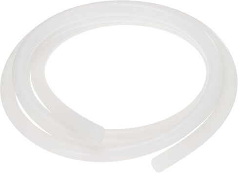 uxcell 2m Silicone Foam Strip Solid Rod Window Sealing Strip 12mm Rubber Weather Stripping for Car Door Window, White in Kuwait