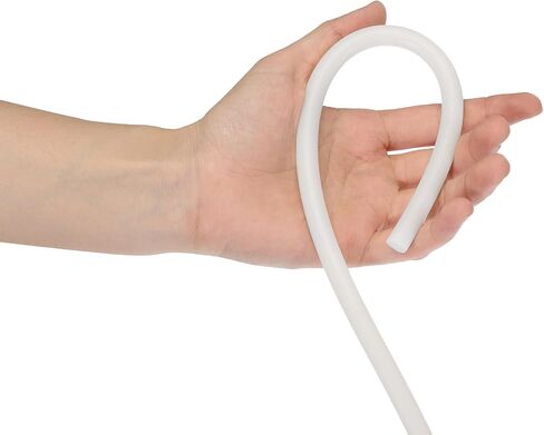 uxcell 2m Silicone Foam Strip Solid Rod Window Sealing Strip 12mm Rubber Weather Stripping for Car Door Window, White in Kuwait