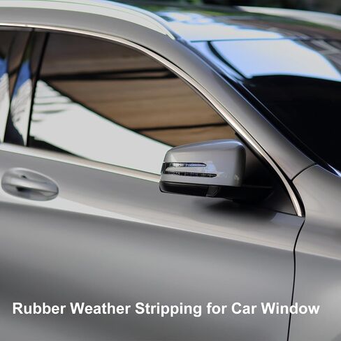 uxcell 2m Silicone Foam Strip Solid Rod Window Sealing Strip 12mm Rubber Weather Stripping for Car Door Window, White in Kuwait