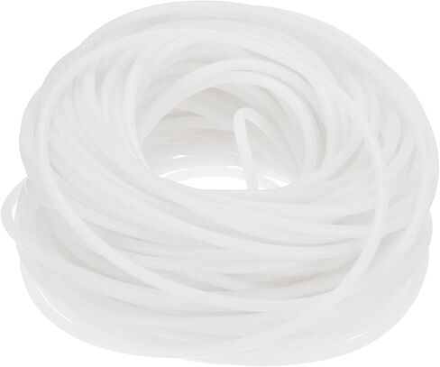 uxcell 2m Silicone Foam Strip Solid Rod Window Sealing Strip 12mm Rubber Weather Stripping for Car Door Window, White in Kuwait