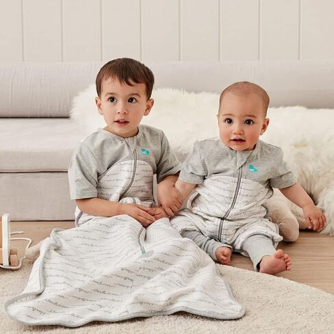 كيس نوم عضوي للأطفال الصغار من Love to Dream (18-36 شهرًا)، كيس نوم فائق النعومة لتنظيم درجة الحرارة، بطانية 1.0TOG قابلة للارتداء لجميع المواسم، وردي in Kuwait