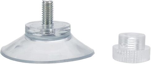 10 PCS Suction Cup,41 mm Suction Pads with Plastic Cap Clear PVC Sucker Pads Strong Adhesive Suction Holder for Window Glass Bathroom Wall Glass Door in Saudi Arabia