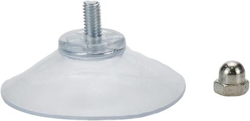 10 PCS Suction Cup,41 mm Suction Pads with Plastic Cap Clear PVC Sucker Pads Strong Adhesive Suction Holder for Window Glass Bathroom Wall Glass Door in Saudi Arabia
