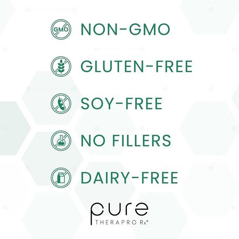 مسحوق مكملات الغلوبولين المناعي النقي Therapro Rx Elite IgG، 60 وجبة، 1100 مجم IgG، IGA وIgM من الجلوبيولين المناعي المشتق، بدون نكهة، الغلوتين، الألبان والكائنات المعدلة وراثيًا، بديل مكملات اللبأ in Kuwait