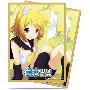 Official Hatsune Miku "Kagamine Rin Megane" Deck Protector Sleeves (50 count)